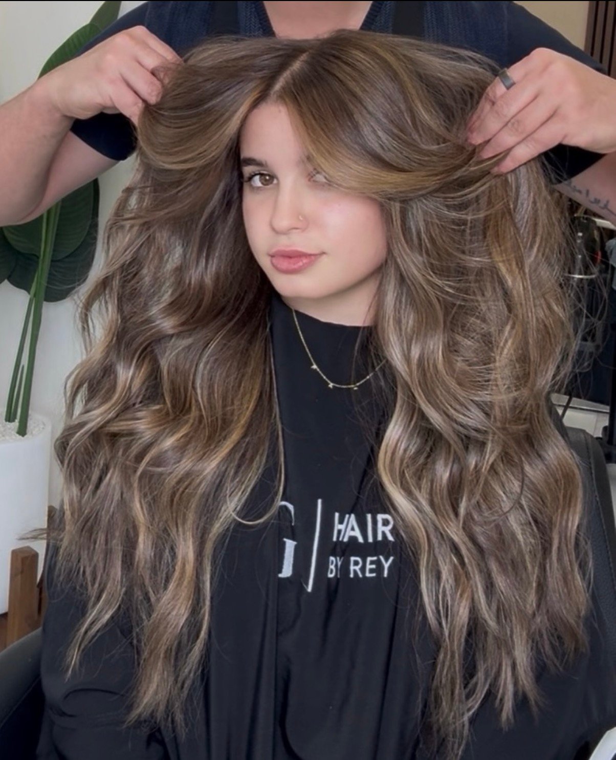Soft chocolate balayage by RG Hair by Rey